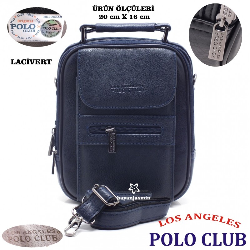 Los Angeles Polo Club Çelik Kasalı Erkek EL Çantası Basın Orta Boy