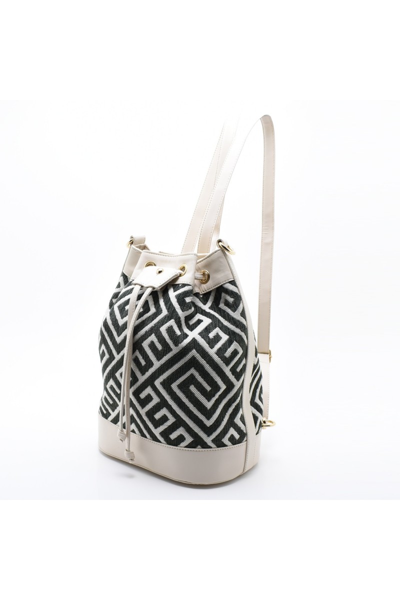 Bej Bayan Omuz , Sırt ve Çapraz Askılı Kadın Çantası JSMN-YKMZ